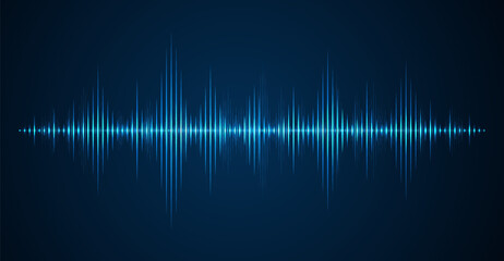 Sound wave background. Wave of musical soundtrack
