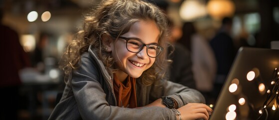The little girl in the class is the 