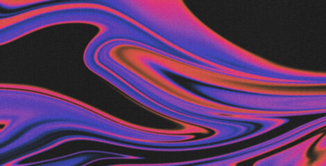 Aufkleber - 4K Beautiful color gradient background with noise. Abstract pastel holographic blurred grainy gradient banner background texture Colorful digital grain soft noise effect Nostalgia, vintage, retro