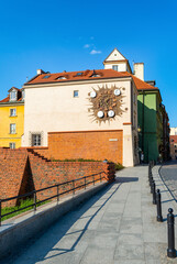 Wall Mural - Astrological clock in Warsaw