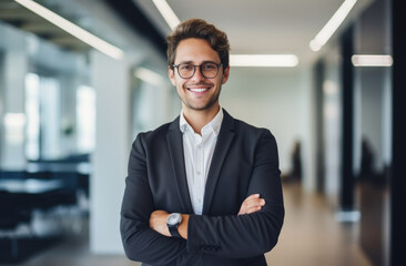 Poster - portrait of a businessman