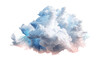 High-quality transparent cloud PNG with realistic shading and lighting effects