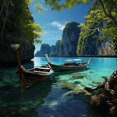 Wall Mural - Calm Phi Phi island in Thailand