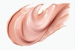 Shimmer Smear. Peach and Pink Cosmetic Product Texture with a Metallic Glow for Lip, Nail and Face Products