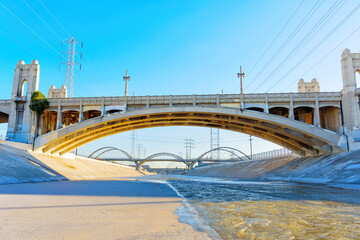 Bridging the Urban Landscape: LA River Scenery