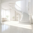staircase in a modern house