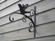 Bracket For Hanging Flower Pots Or Baskets. Decorative Wall Hook Made From Solid Metal. Home And Garden Decorations