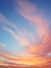 sky at sunset, sky at sunrise, clouds, orange clouds cirrus clouds, cumulus clouds, sky gradient, sk
