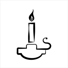 Sticker - Candle Holder Design