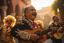 Guitarist With Mariachi Band
