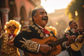 Guitarist with Mariachi Band