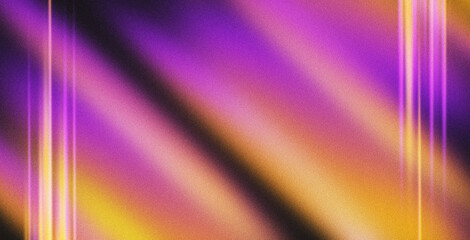 Vibrant VHS style orange pink teal white psychedelic grainy gradient color flow wave on black background, music cover dance party poster design. Retro Colors from the 1970s 1980s, 70s, 80s, 90s style