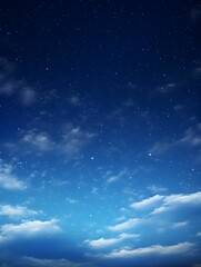 sky at night with stars, clouds, blue and purple gradient, space, galaxy, observing the stars, astro