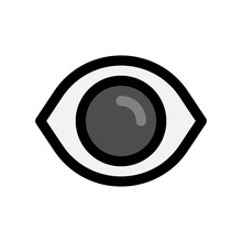 Editable Vector Show Password Eye Visibility Icon. Part Of A Big Icon Set Family. Perfect For Web And App Interfaces, Presentations, Infographics, Etc