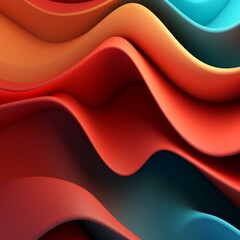 abstract simple colorful background 3d shape pattern business style --ar 16:9