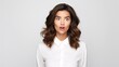 © CLOVER BACKGROUND - businesswoman with expression on face