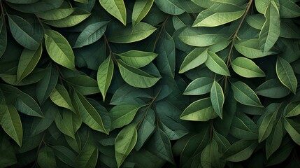  PPT background, using one texture in grass and leaves, and using one geometric style. Wallpaper, Web banner. generative AI