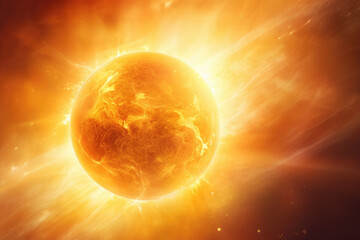 Wall Mural - Sun background