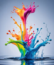 Colorful Pigments Spread Out In Water,web Banners Backgrounds,abstract Wallpapers