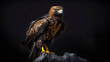 A majestic golden eagle portrait