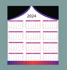 Sticker - Calendar 2024