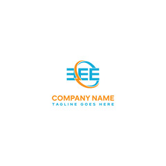 Poster - Initial EEE Letter Logo With Creative Modern Calligraphy Vector Template. Creative Abstract Letter EEE Logo Design