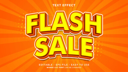 Fototapete - Flash sale editable text effect
