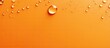 Leinwandbild Motiv Orange background with droplets of water