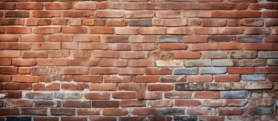 Poster - Brick wall background with free copy space for product or advertisement design