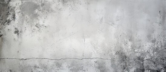 Poster - Cracked vintage concrete wall abstract gray texture