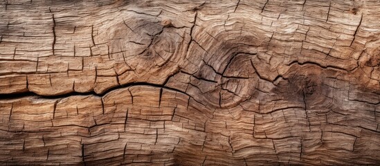 Poster - Close up of a rare hardwood tree in the tropics showing the bark pattern and cracks with empty space for background