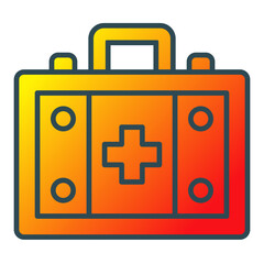 Wall Mural - First aid kit Icon