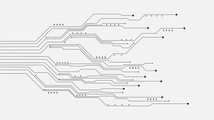 Aufkleber - hi-tech digital data abstract design