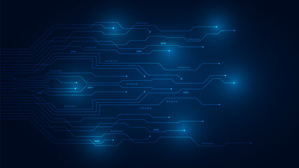 Aufkleber - hi-tech digital data abstract design