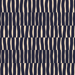 Wall Mural - Abstract seamless texture with small vertical lines. Hand drawn monochrome vector pattern. Modern simple geometrical background