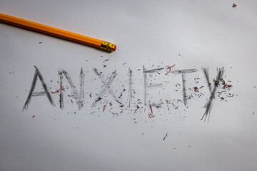 Wall Mural - anxiety disorder treatment concept