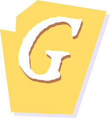 Poster - Cutout letter G