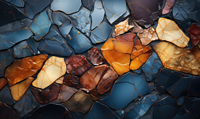 Wall Mural - abstract stone texture background in colorful color.