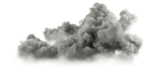 Aufkleber - Realistic darkness clouds mystic explode shapes cutout transparent backgrounds 3d render png