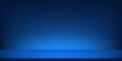 © Tan nitipong - Empty classic blue studio room background. Space for selling products on the website. Vector illustration.