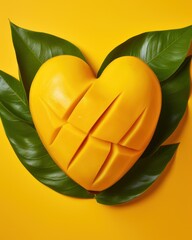 Poster - heart shaped mango.