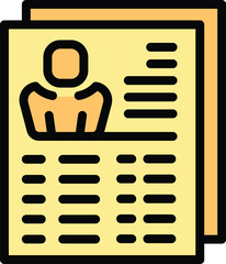 Poster - Medical health icon outline vector. Clinic patient. Man treatment color flat