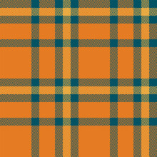 Vector Plaid Pattern Of Seamless Fabric Textile With A Texture Check Background Tartan.