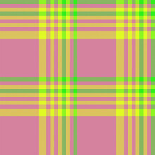 Background Texture Textile Of Vector Pattern Fabric With A Seamless Tartan Plaid Check.