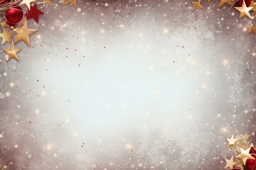 a festive red and gold christmas background with shimmering stars