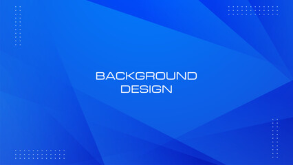 Wall Mural - Blue gradient diagonal overlapping layer background