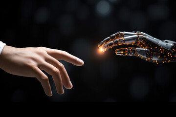 Poster - The touch of a robot and a person, the science of robotics