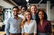© Geber86 - Group portrait photo of a young and diverse group of coworkers working for a startup company