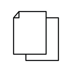 Poster - File documents vector icon. liner illustration on white background..eps