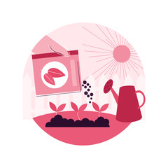 Poster - Beauty salons sanitation abstract concept vector illustration. Hair and nail salons, fully sanitize after client visit, disposable supplies, wipe surface, surface sanitation abstract metaphor.